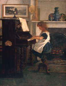 En el piano de Henry Stacey Marks